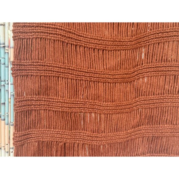 1937 Accessories Knit Tube Snood Scarf, Wool Alpaca Blend, Unisex, OS, Cinnamon - Picture 5 of 7